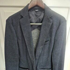 Tommy Hilfiger Dark Blue Unstructured Wool Blazer – Size M